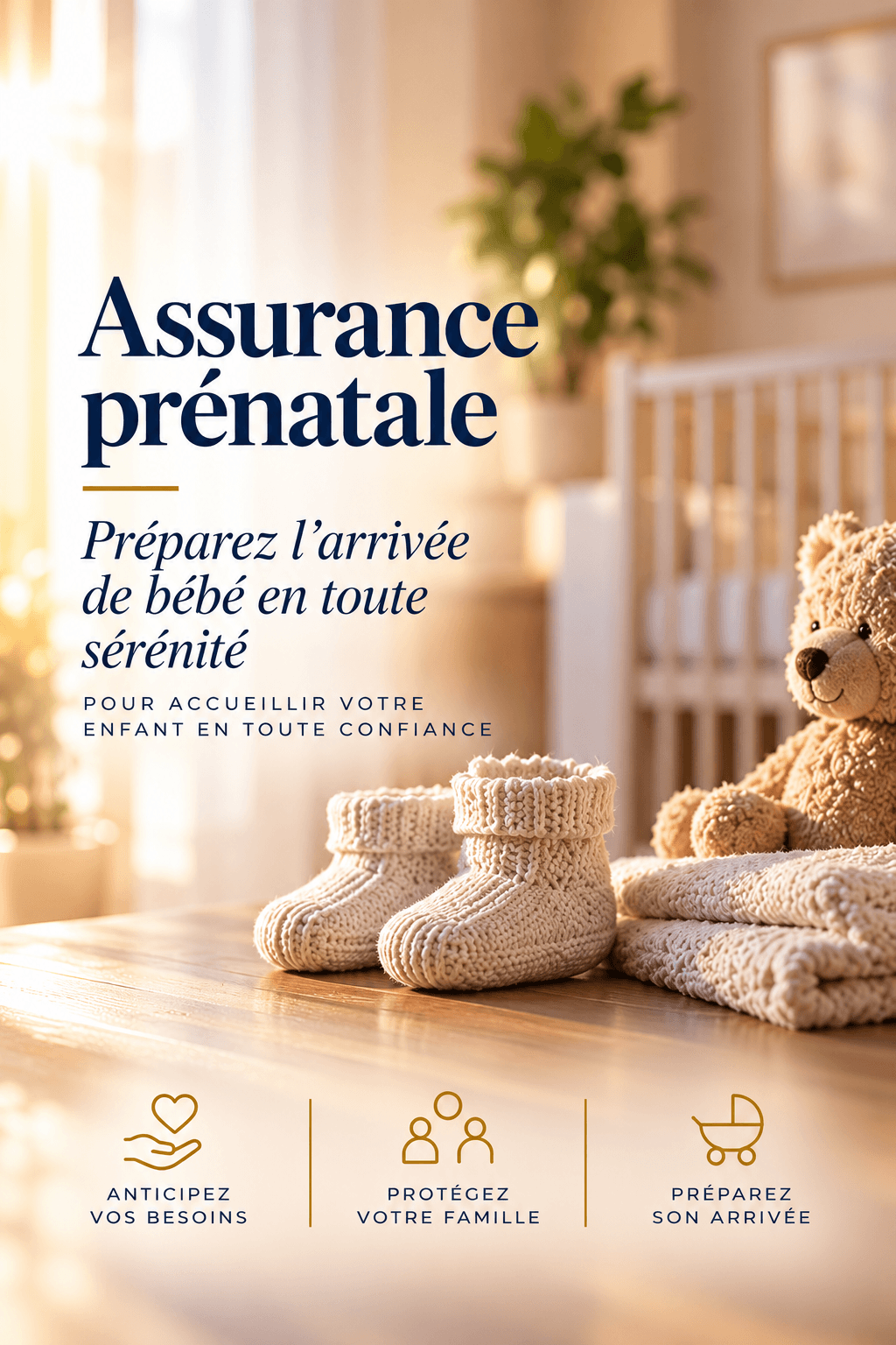 ASSURANCE PRÉNATALE  _SA PROTECTION COMMENCE AVANT SA NAISSANCE._